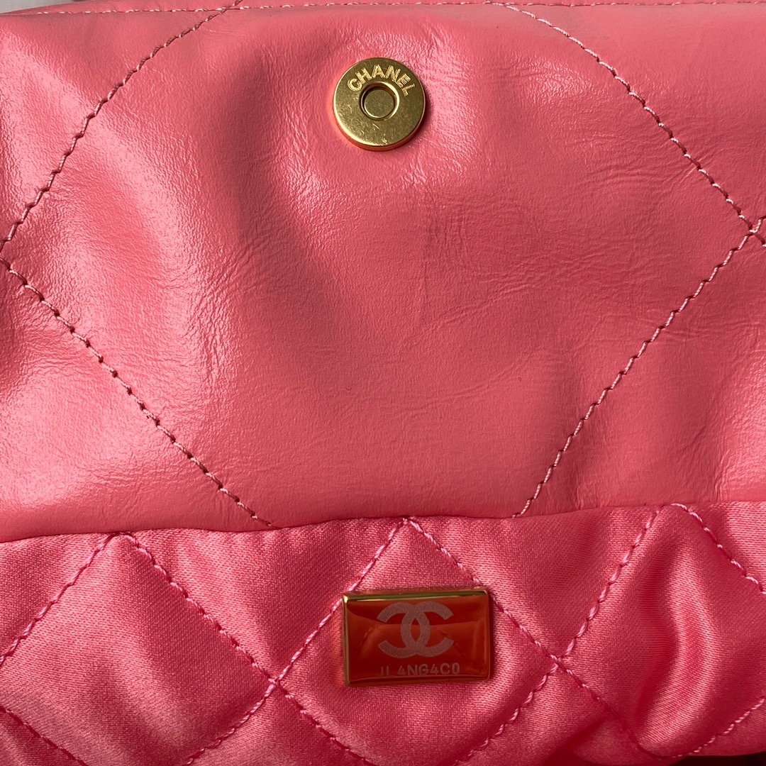 Calfskin 22 Small Handbag Shoulder Bag AS3260 Coral Pink